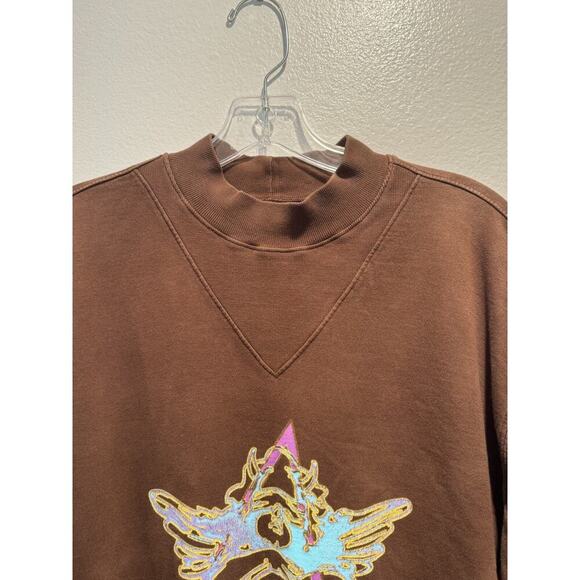 Boys Lie Goodbye And Good Riddance Brown Tie Dye Crewneck Size S/M 100% Cotton - Picture 2 of 7